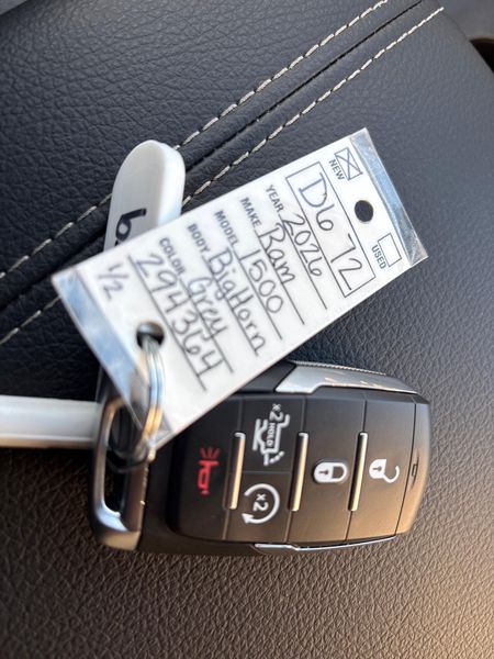 New 2026 RAM 1500 Big Horn Crew Cab 4x4 5