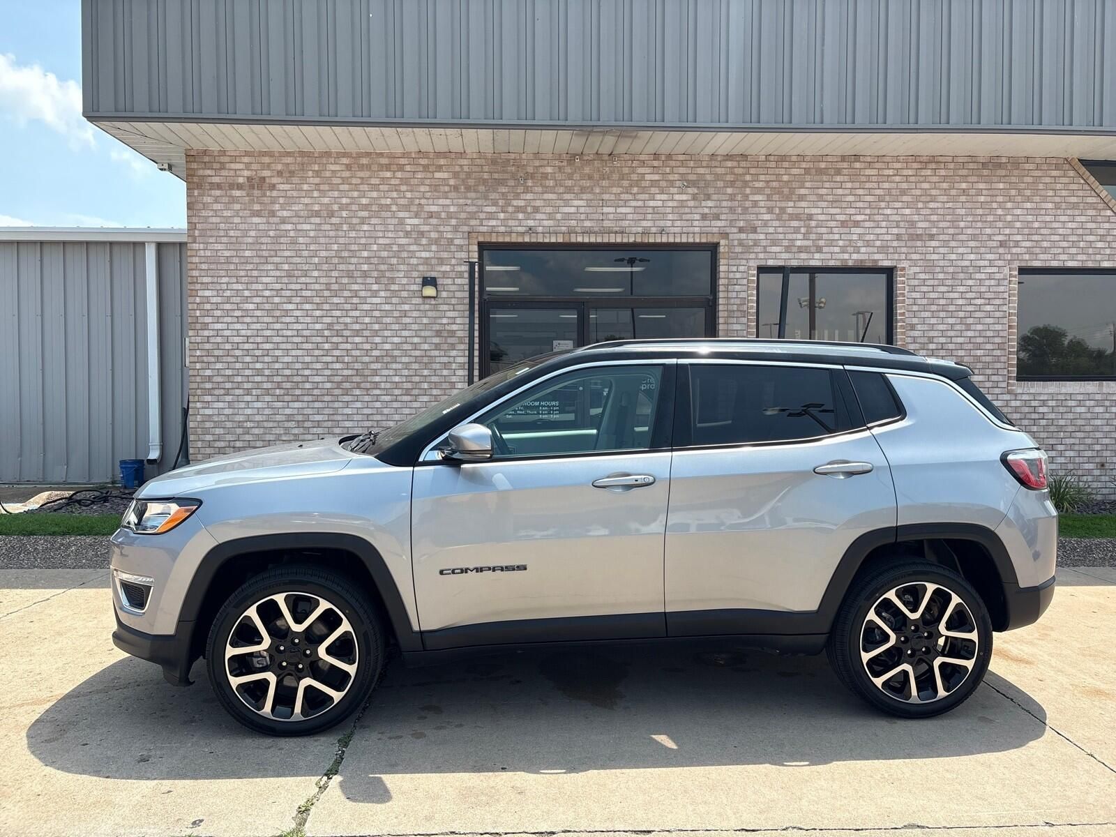 Used 2019 Jeep Compass Limited with VIN 3C4NJDCB1KT631059 for sale in Fort Madison, IA