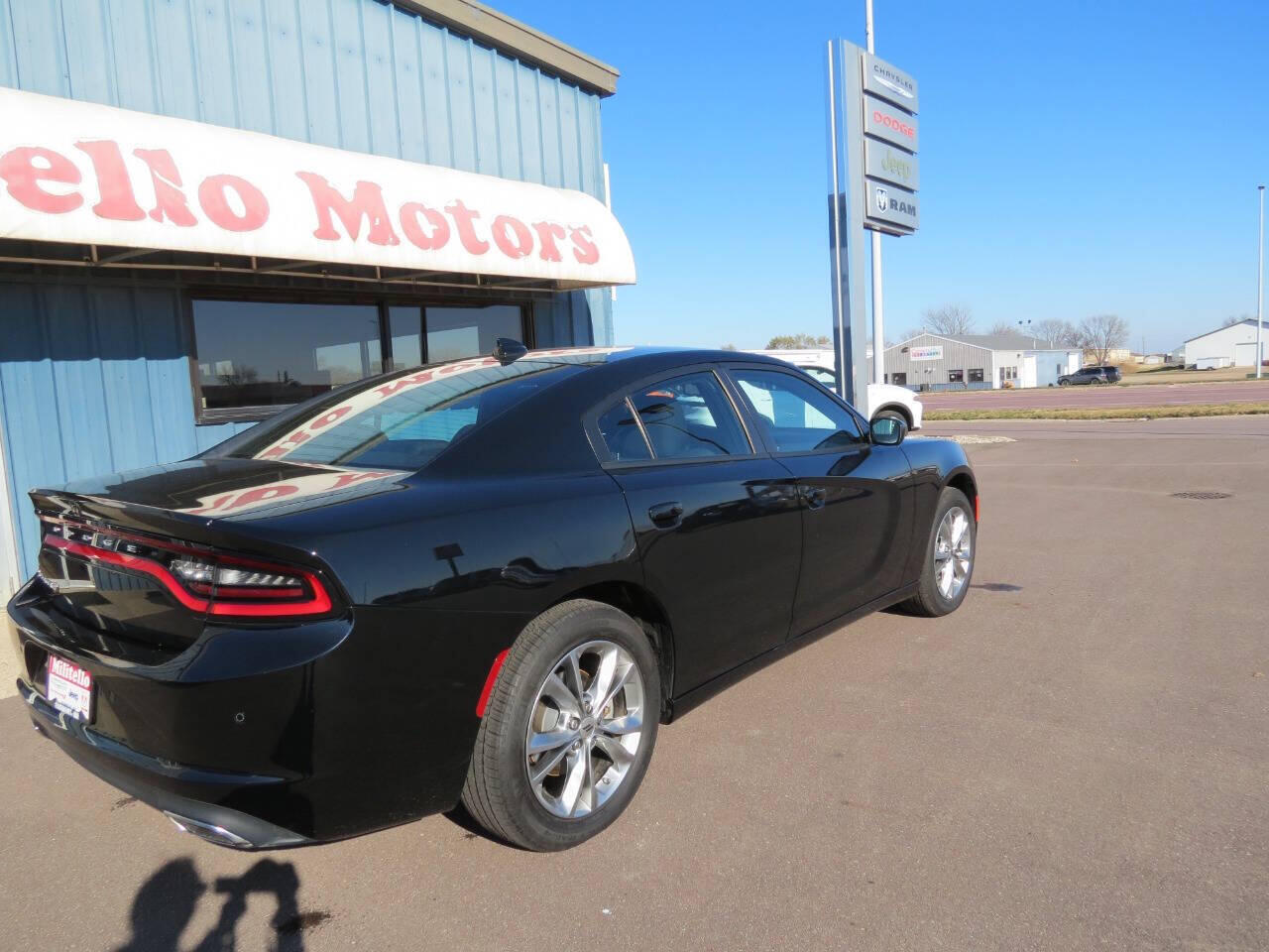 Used 2023 Dodge Charger SXT with VIN 2C3CDXJG6PH596098 for sale in Fairmont, Minnesota