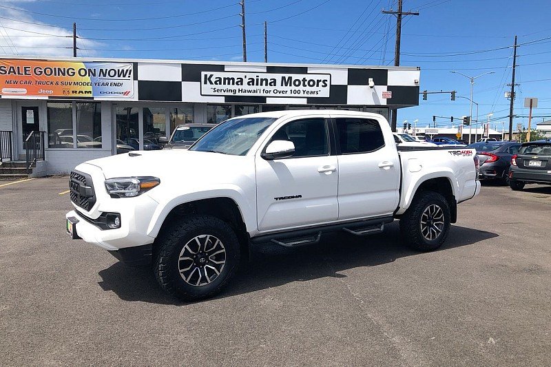 Used 2022 Toyota Tacoma TRD Sport with VIN 3TYCZ5AN3NT091543 for sale in Hilo, HI