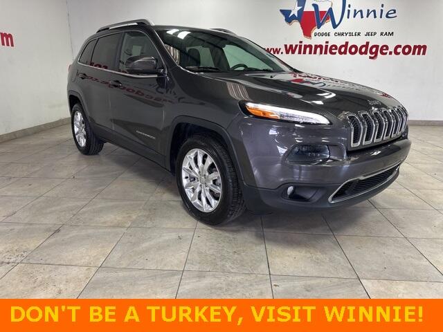 Used 2015 Jeep Cherokee Limited with VIN 1C4PJMDS6FW703557 for sale in Winnie, TX