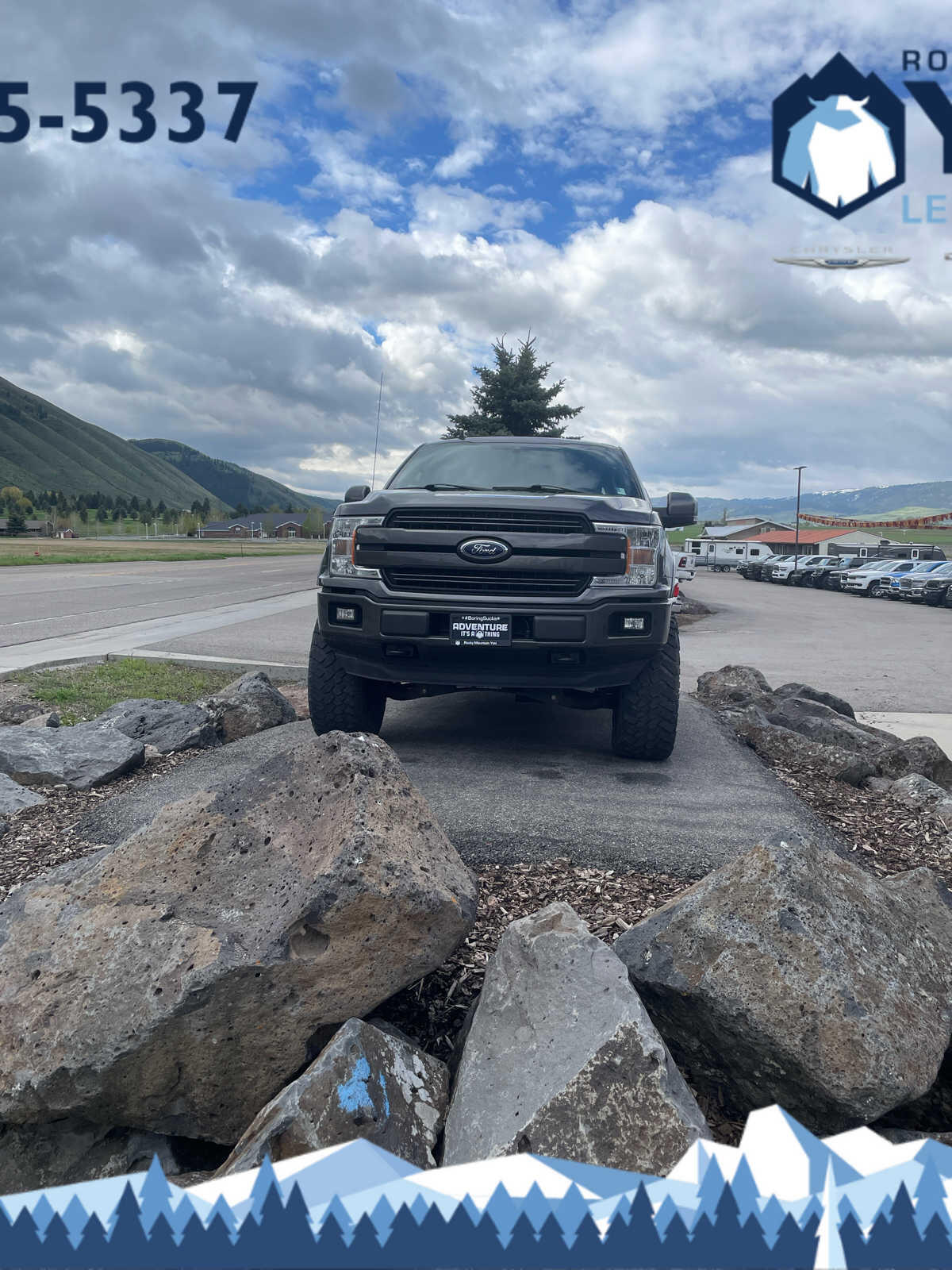 Used 2019 Ford F-150 Lariat with VIN 1FTFW1E49KKD12853 for sale in Jackson, WY