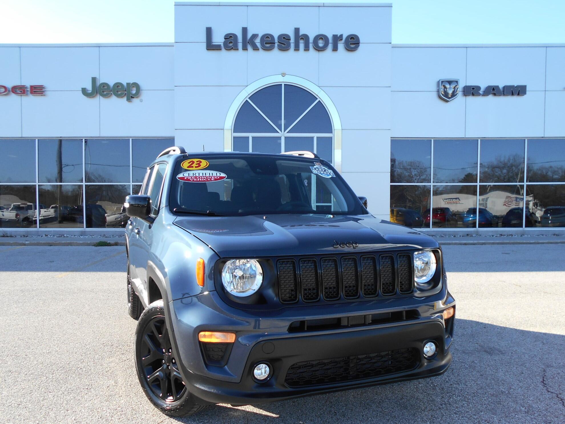 Certified 2023 Jeep Renegade Altitude with VIN ZACNJDE1XPPP35291 for sale in Montague, MI