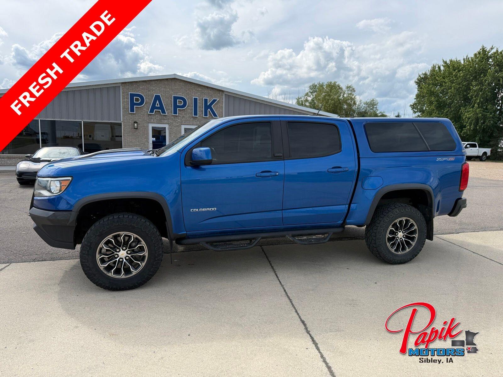 Used 2019 Chevrolet Colorado ZR2 with VIN 1GCGTEEN8K1180428 for sale in Luverne, Minnesota