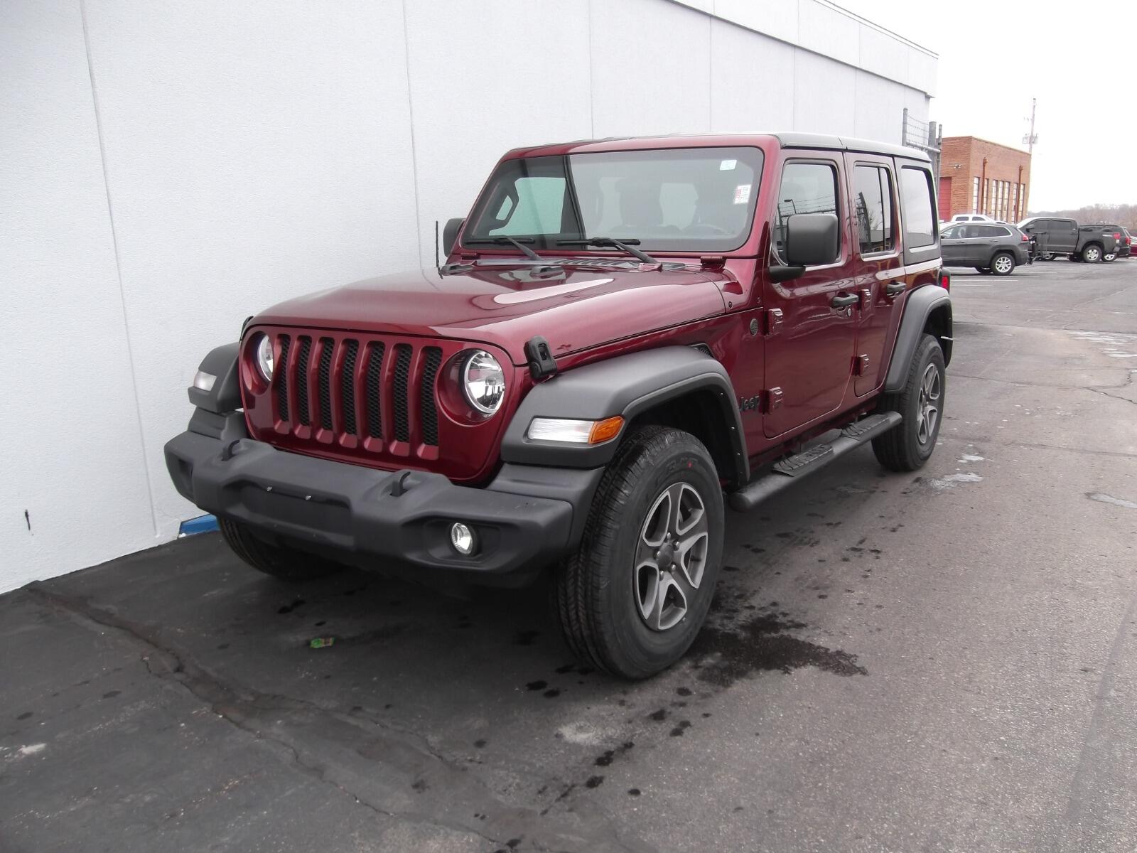 Used 2022 Jeep Wrangler Unlimited Sport S with VIN 1C4HJXDG1NW149103 for sale in Kansas City
