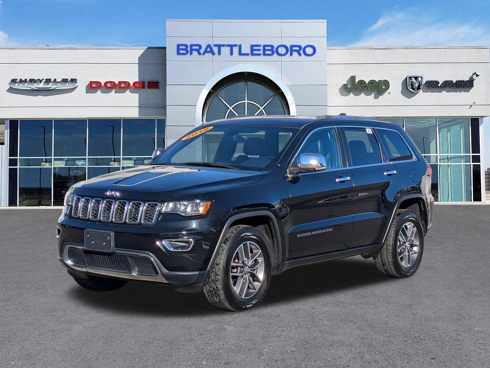 Used 2018 Jeep Grand Cherokee Limited with VIN 1C4RJFBG0JC259332 for sale in Brattleboro, VT