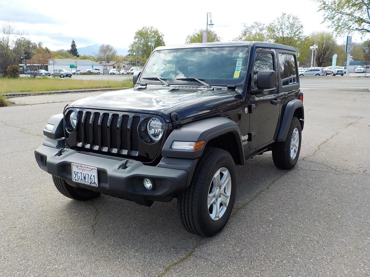 Used 2020 Jeep Wrangler Sport S with VIN 1C4GJXAG5LW273551 for sale in Redding, CA