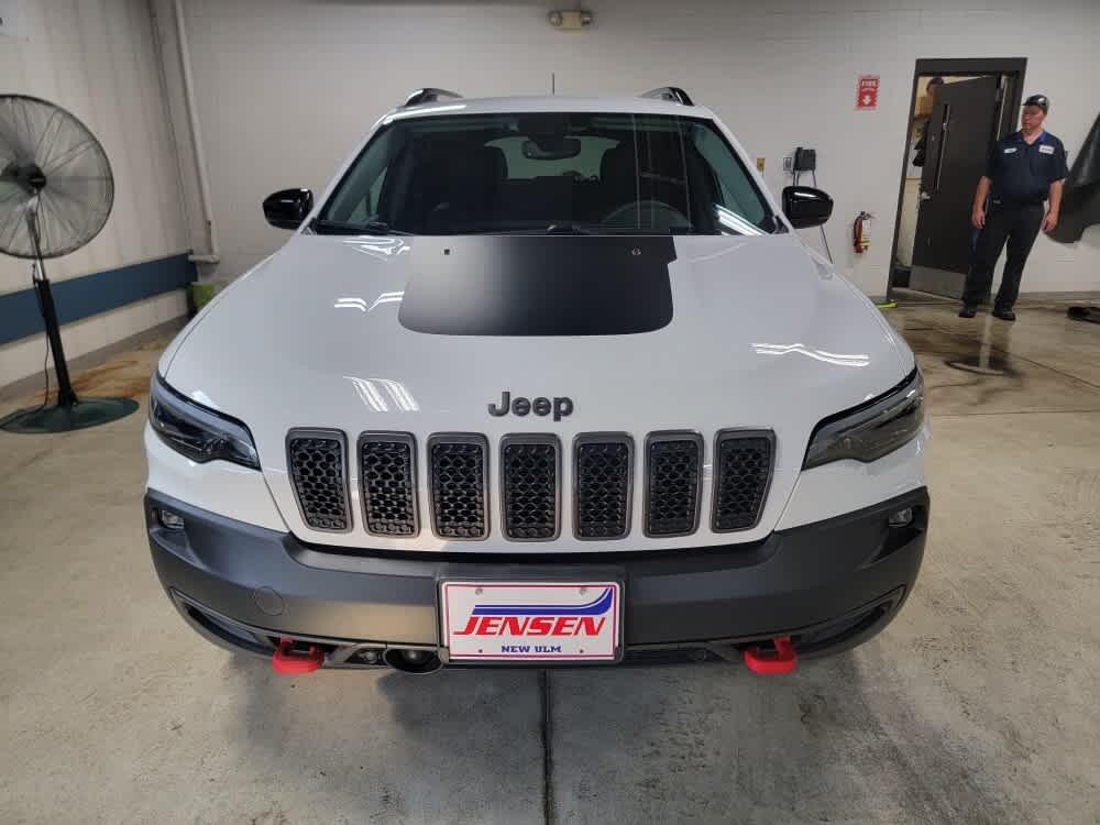 Used 2022 Jeep Cherokee Trailhawk with VIN 1C4PJMBX7ND551054 for sale in New Ulm, Minnesota