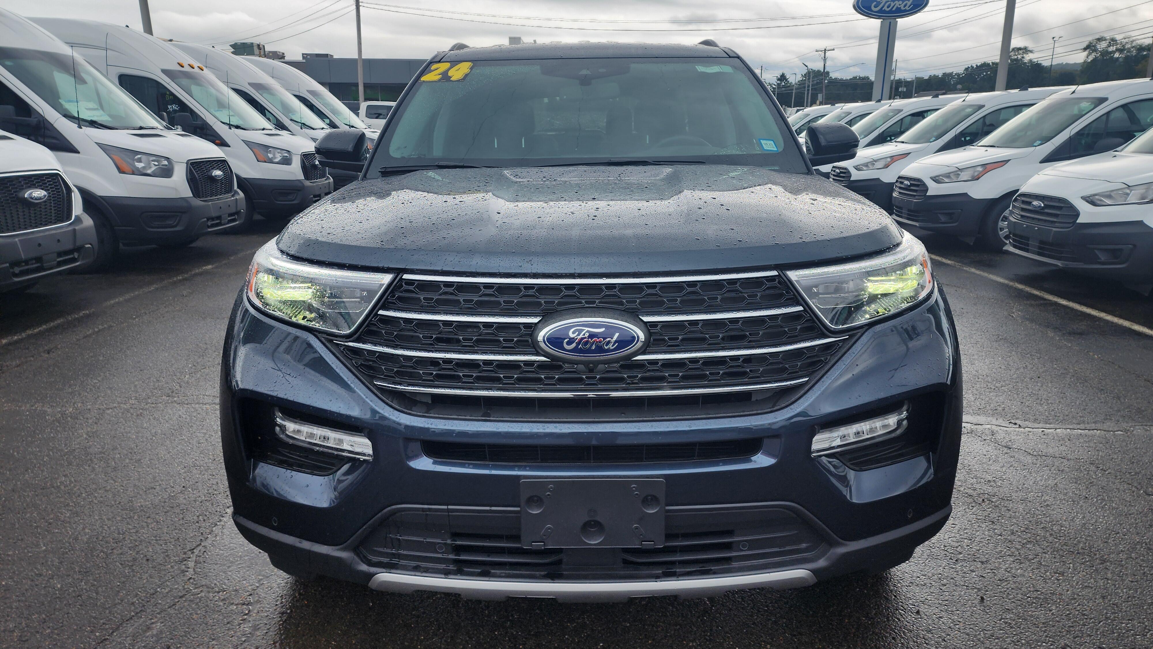 Used 2024 Ford Explorer XLT with VIN 1FMSK8DH9RGA54138 for sale in Elmira, NY