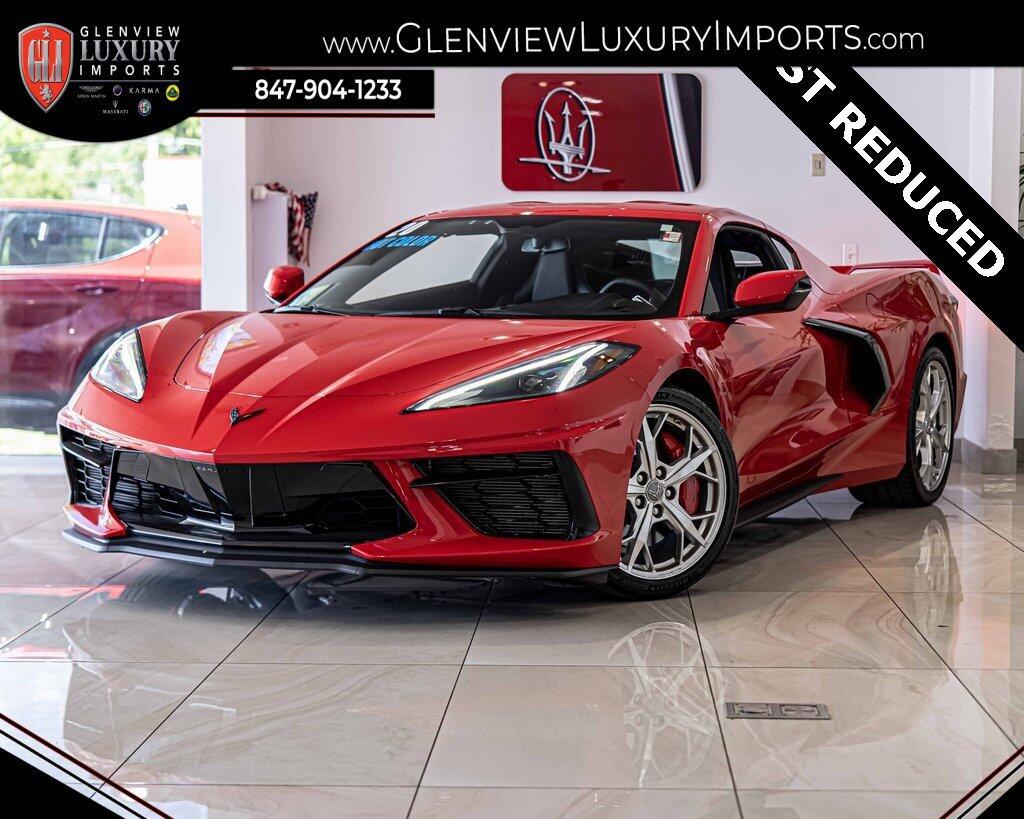 Used 2020 Chevrolet Corvette 1LT with VIN 1G1Y62D46L5108536 for sale in Glenview, IL