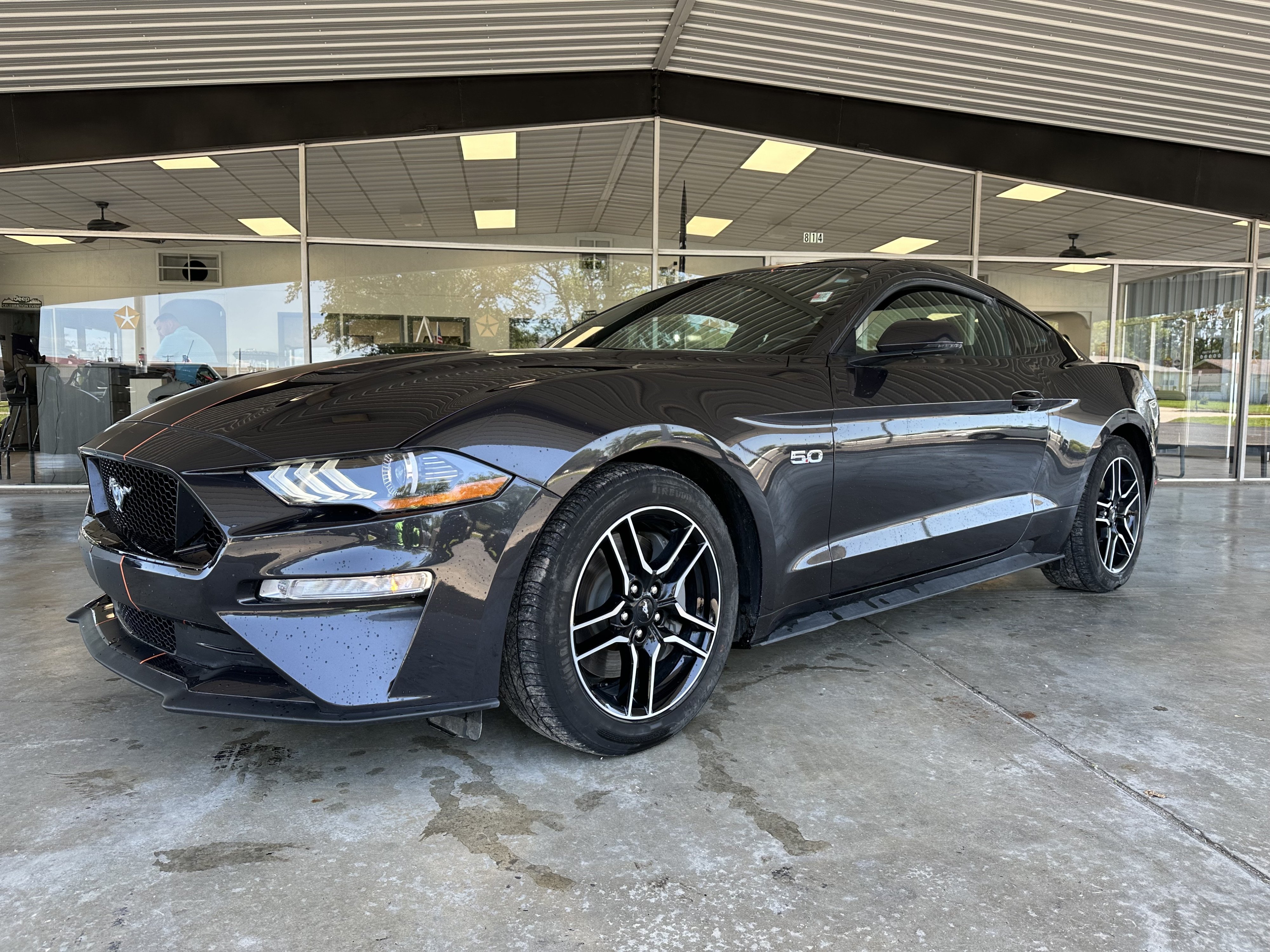 Used 2022 Ford Mustang GT Premium with VIN 1FA6P8CF6N5132569 for sale in Chanute, KS