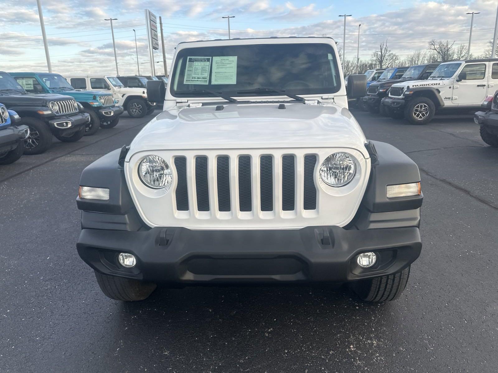 Used 2022 Jeep Wrangler Unlimited Sport S with VIN 1C4HJXDG7NW132984 for sale in Springfield, TN
