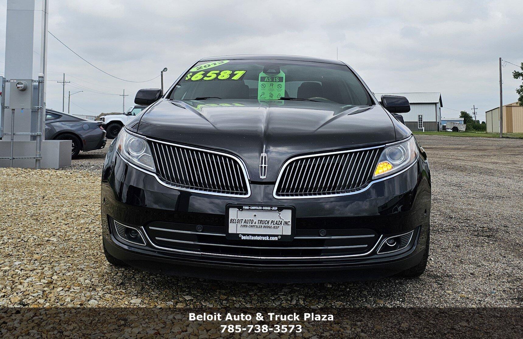 Used 2013 Lincoln MKS Base with VIN 1LNHL9FT7DG614052 for sale in Beloit, KS