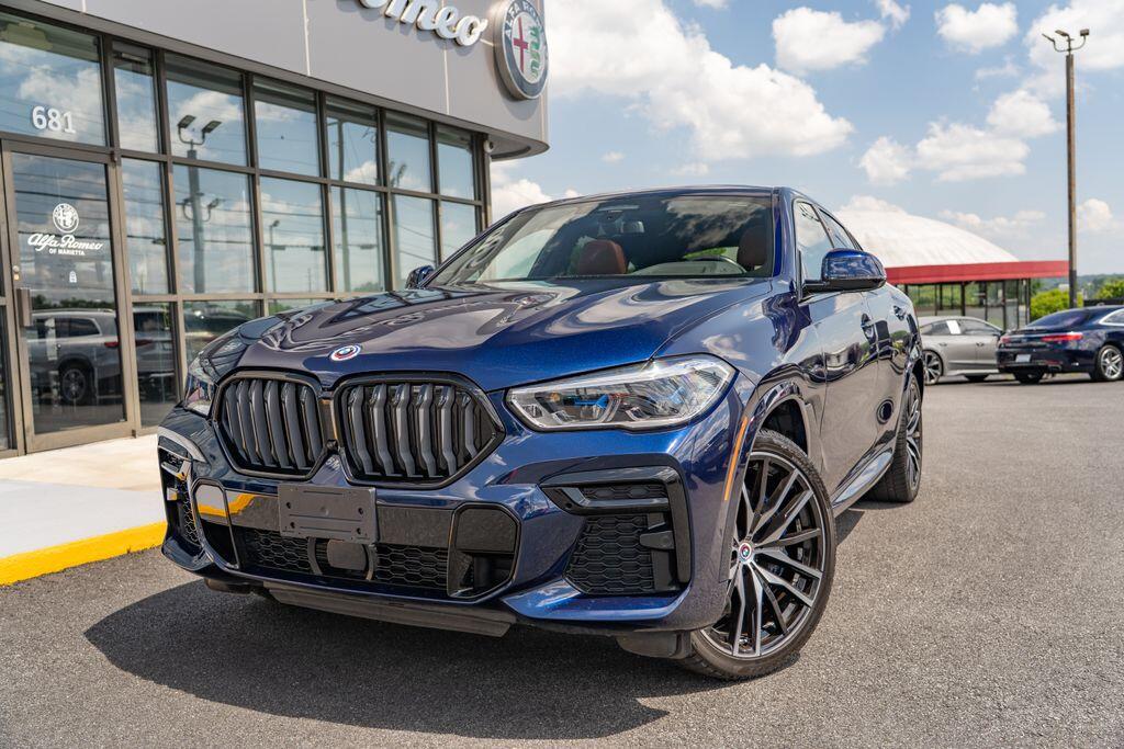 Used 2023 BMW X6 M50i with VIN 5UXCY8C08P9N68856 for sale in Marietta, GA