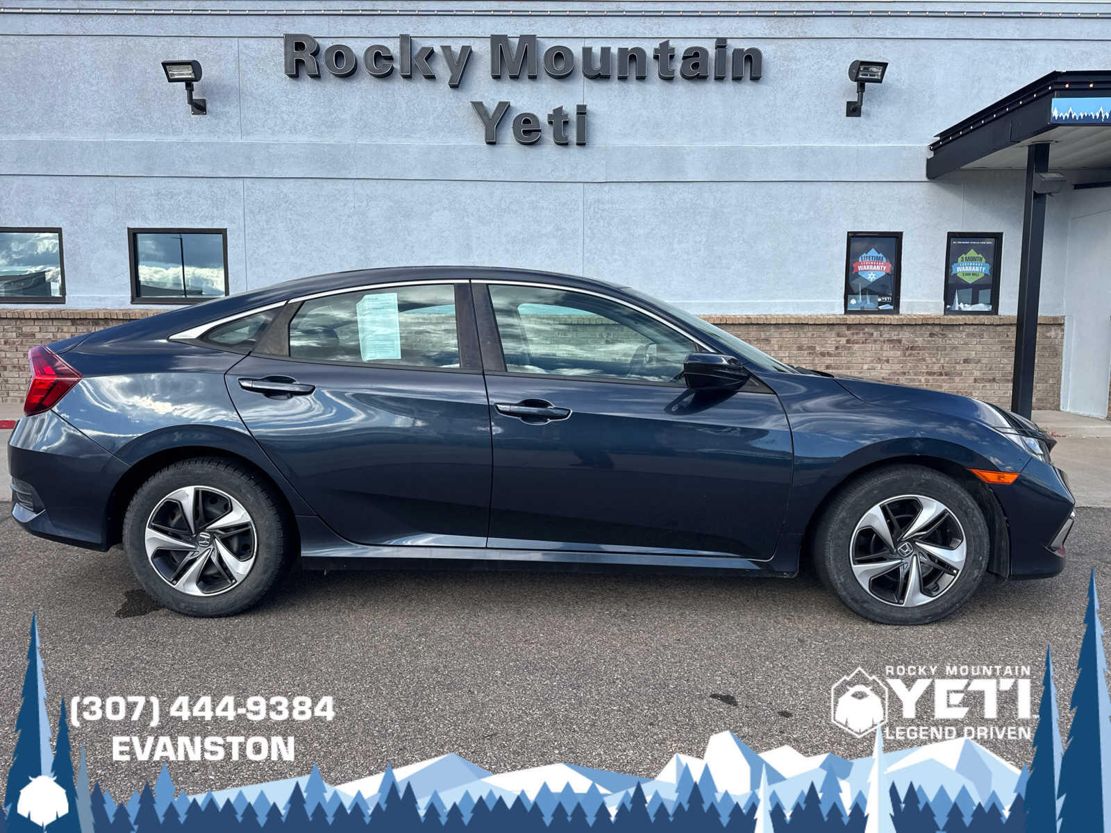 Used 2020 Honda Civic LX with VIN 19XFC2F63LE006007 for sale in Jackson, WY