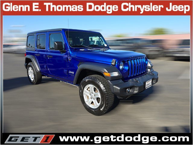 Used 2020 Jeep Wrangler Unlimited Sport S with VIN 1C4HJXDN1LW223342 for sale in Signal Hill, CA