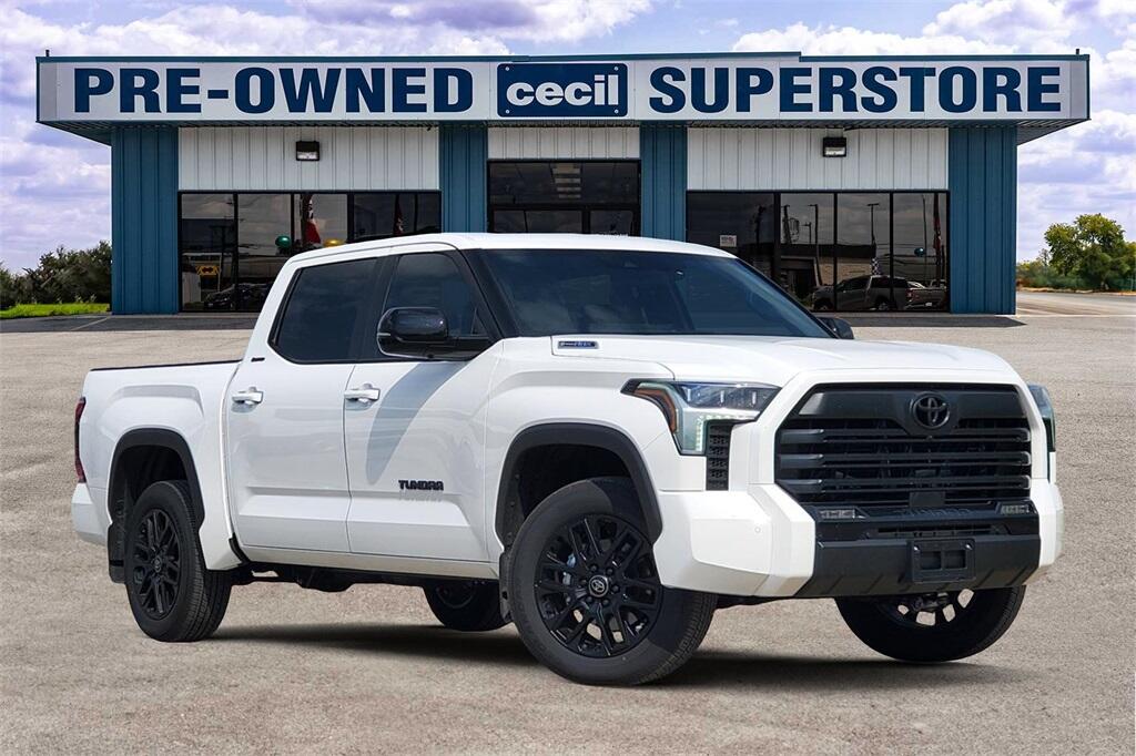 Used 2025 Toyota Tundra Limited with VIN 5TFWC5DB9SX105091 for sale in Burnet, TX
