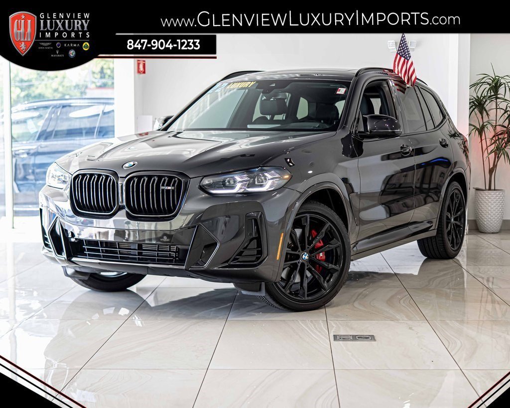 Used 2022 BMW X3 40i with VIN 5UX83DP03N9L83893 for sale in Glenview, IL