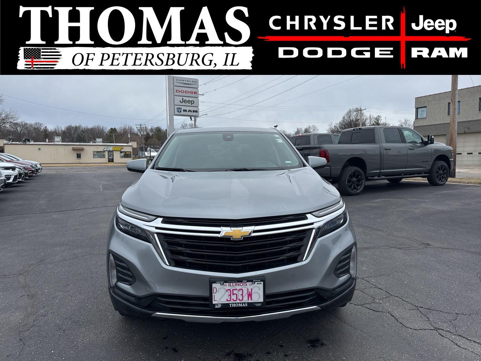 Used 2024 Chevrolet Equinox LT with VIN 3GNAXUEG6RL329967 for sale in Petersburg, IL