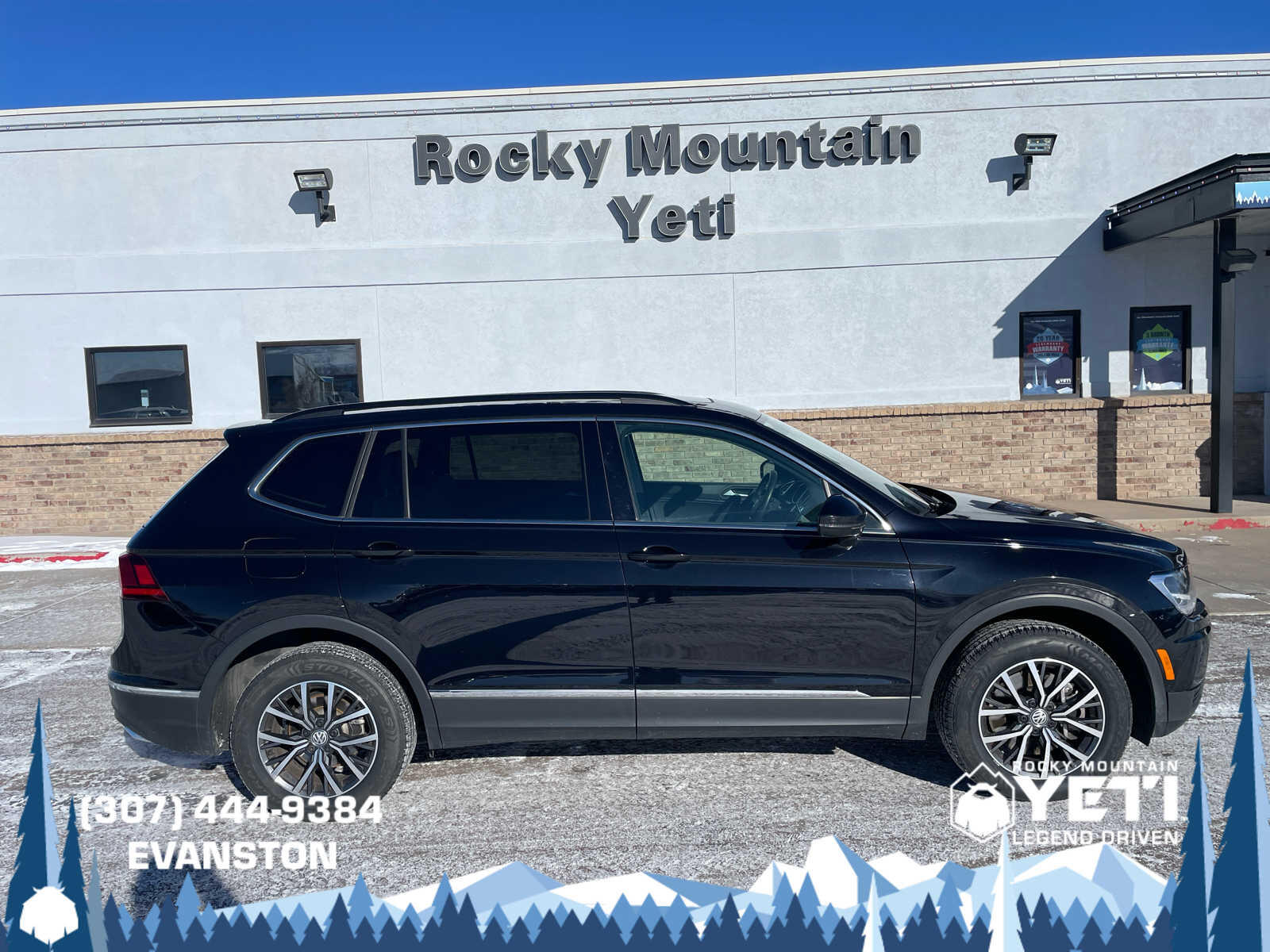 Used 2020 Volkswagen Tiguan SE R-LINE BLACK with VIN 3VV2B7AX8LM100695 for sale in Jackson, WY