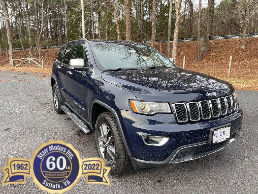 Used 2017 Jeep Grand Cherokee Limited with VIN 1C4RJFBGXHC695681 for sale in Suffolk, VA