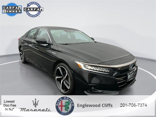 Used 2022 Honda Accord Hybrid Sport with VIN 1HGCV3F27NA028308 for sale in Englewood, NJ