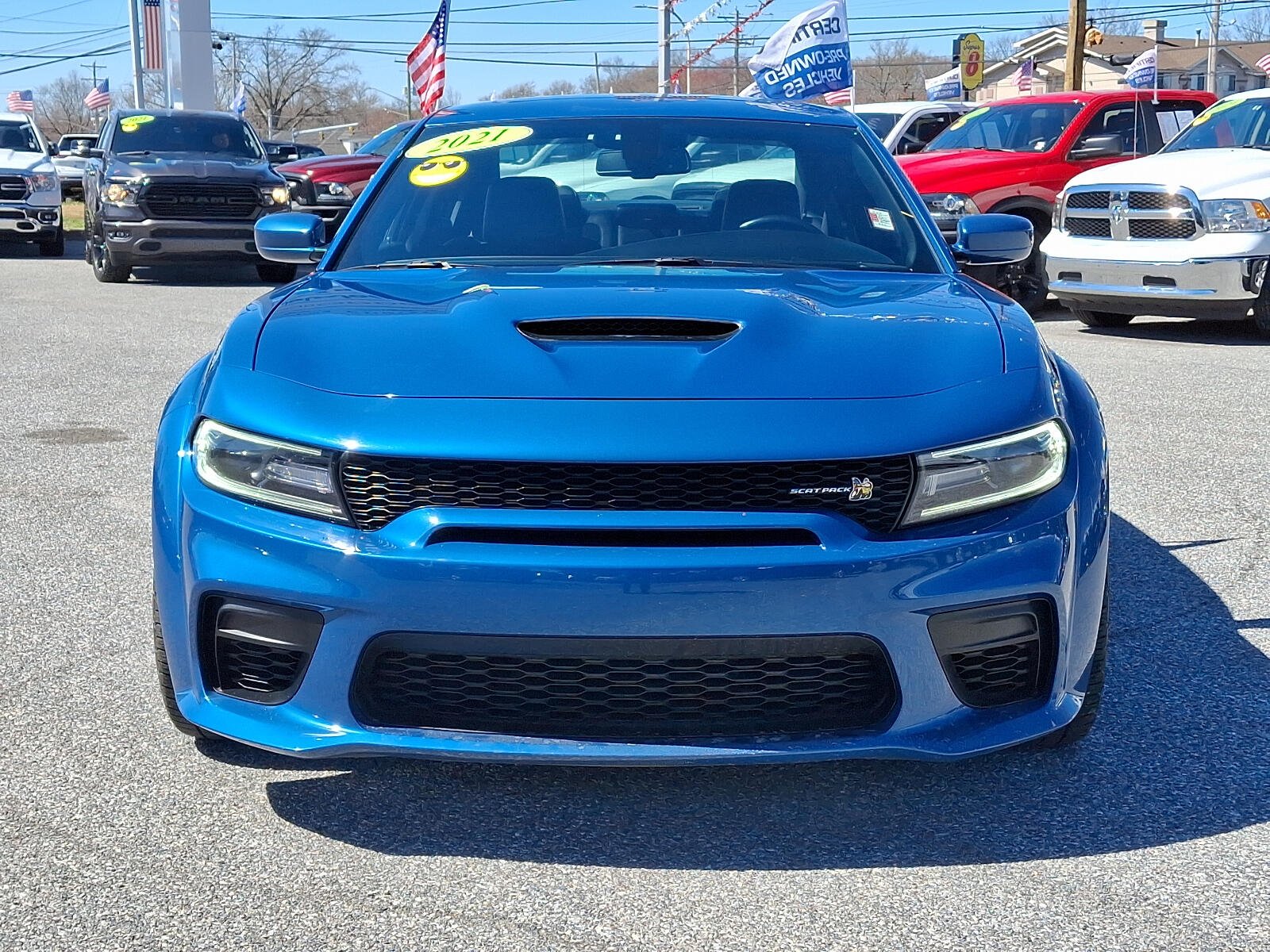 Used 2021 Dodge Charger Scat Pack with VIN 2C3CDXGJ0MH581403 for sale in New Castle, DE