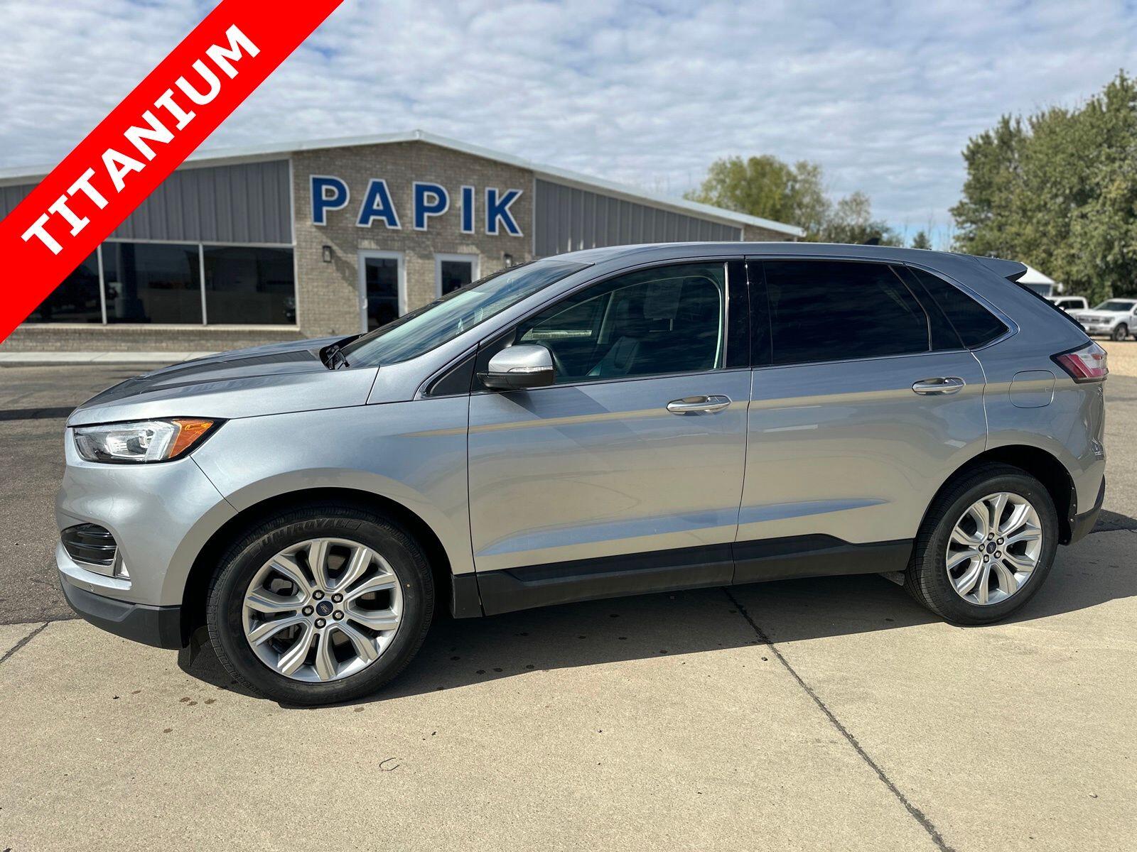 Used 2022 Ford Edge Titanium with VIN 2FMPK4K99NBA17053 for sale in Luverne, Minnesota