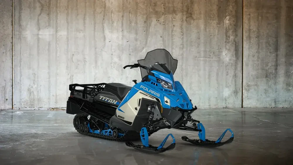2027 Polaris 850 TITAN NORDIC PRO BLUE
