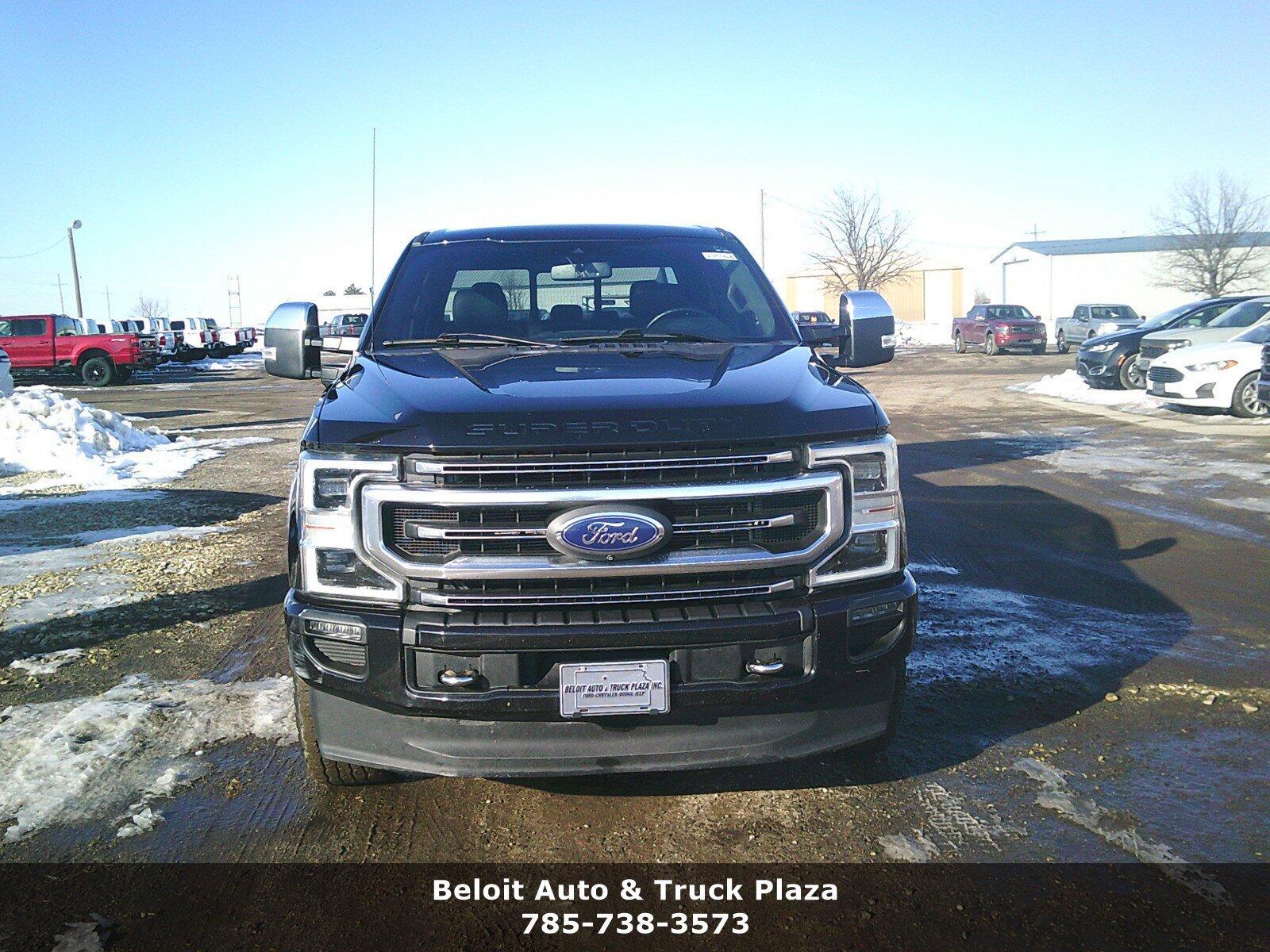 Used 2021 Ford F-250 Super Duty Platinum with VIN 1FT7W2BTXMEC87341 for sale in Beloit, KS