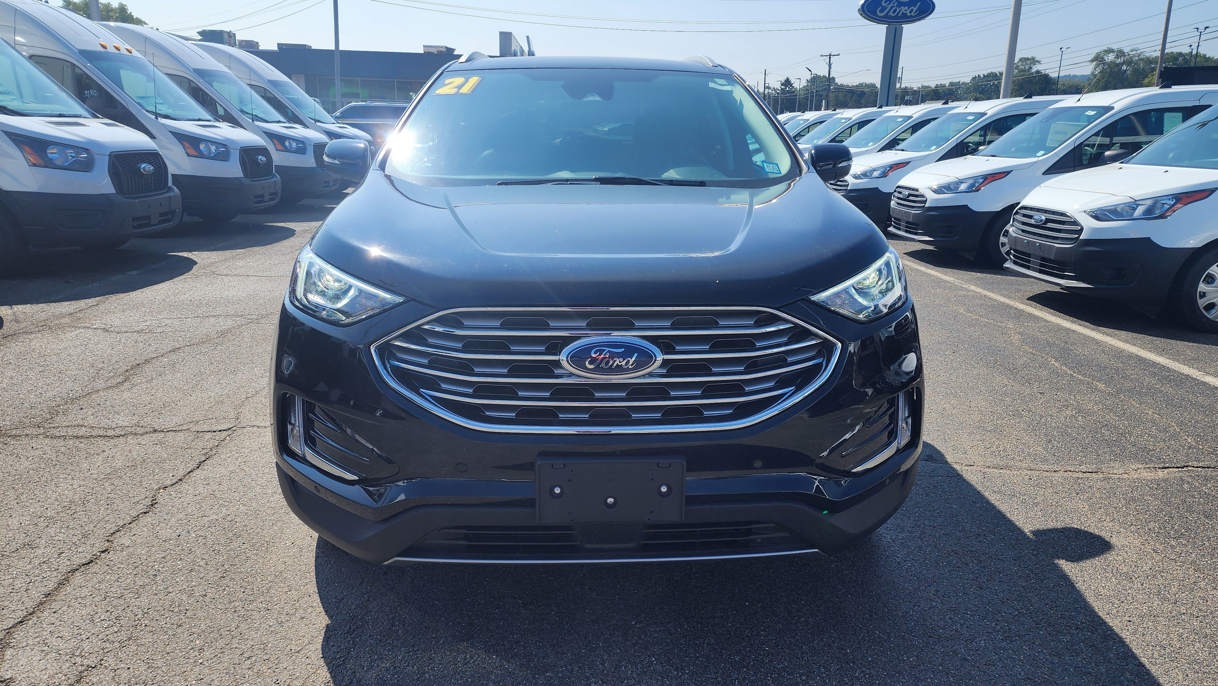 Used 2021 Ford Edge Titanium with VIN 2FMPK4K9XMBA45541 for sale in Elmira, NY