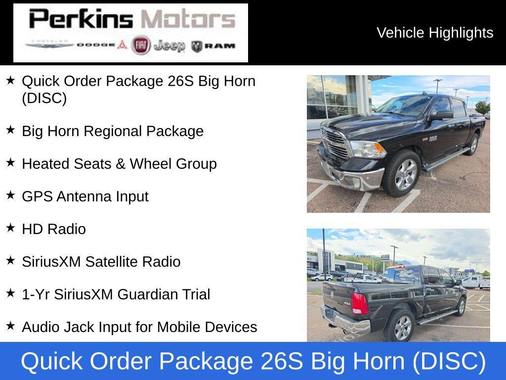 2018 RAM 1500 Big Horn