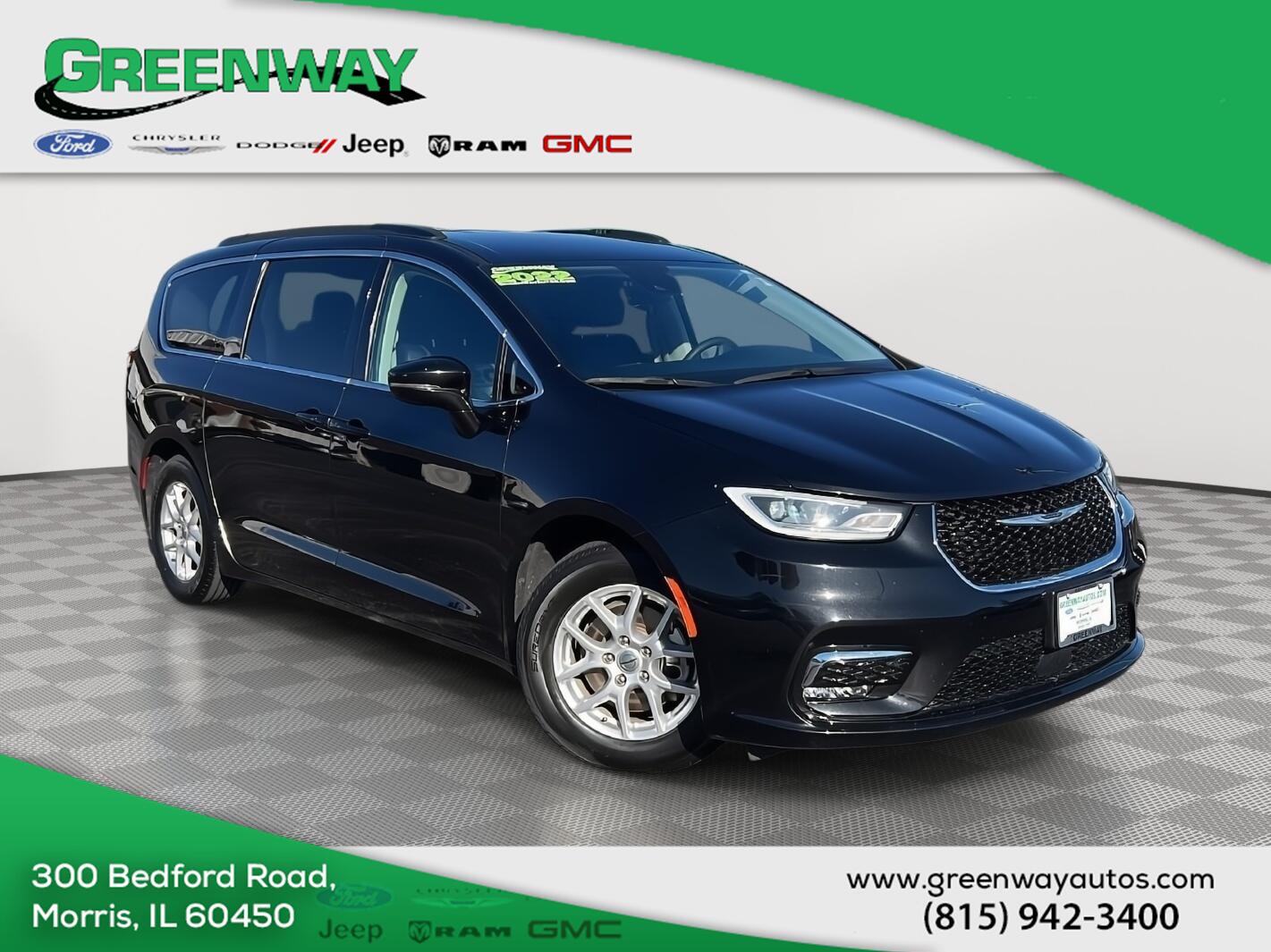 Used 2022 Chrysler Pacifica Touring L with VIN 2C4RC1BG5NR186453 for sale in Morris, IL