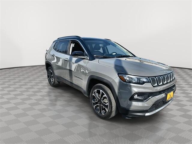 Used 2022 Jeep Compass Limited with VIN 3C4NJDCB6NT158618 for sale in Englewood, NJ