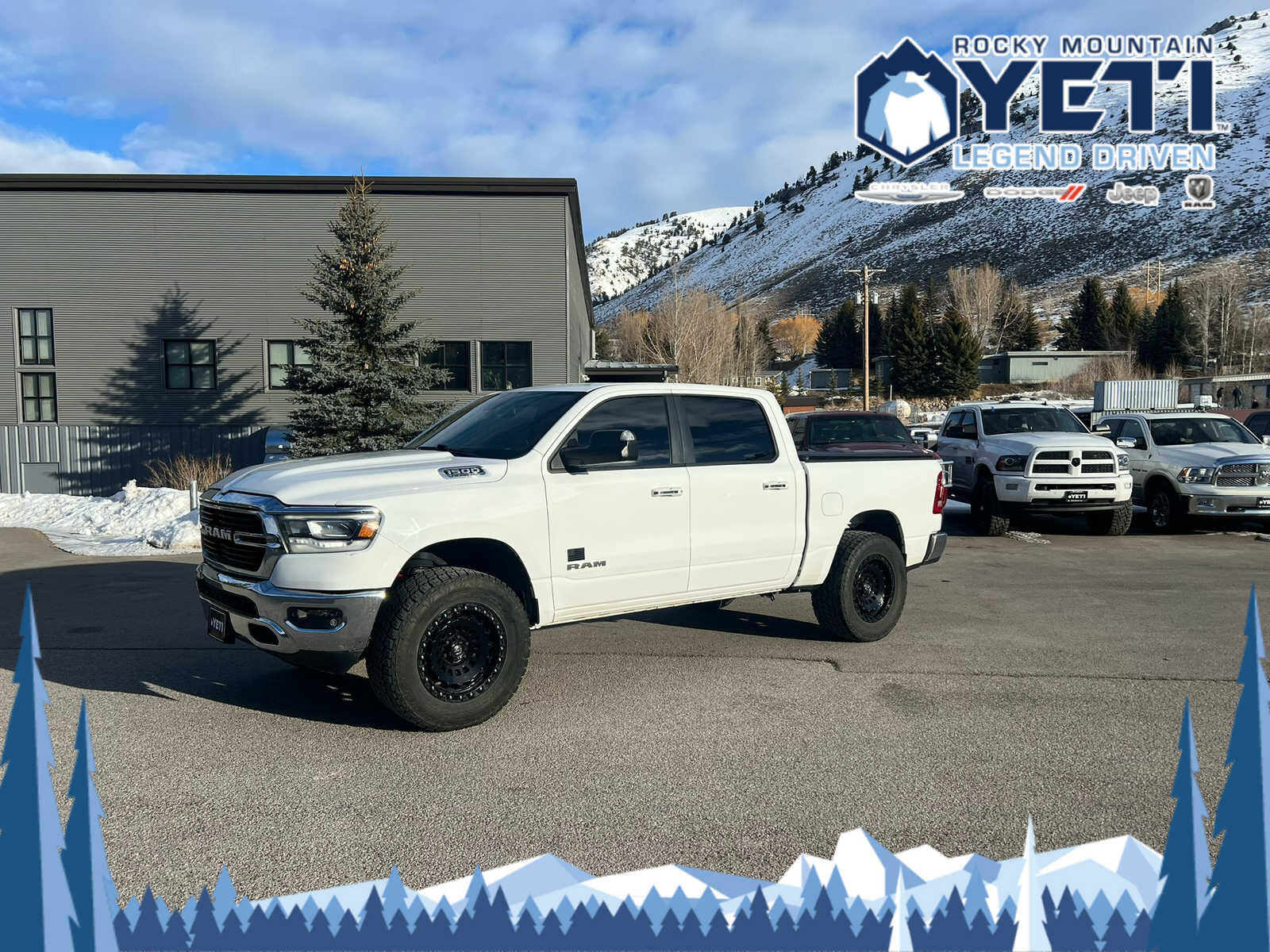 Used 2019 RAM Ram 1500 Pickup Big Horn/Lone Star with VIN 1C6SRFFT0KN538620 for sale in Jackson, WY