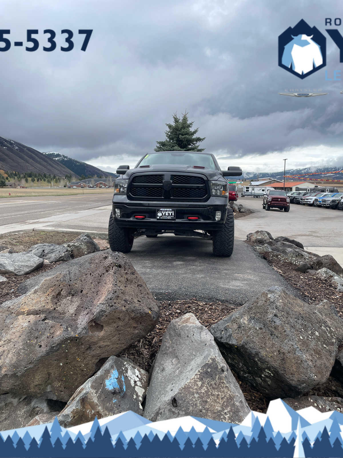 Used 2018 RAM Ram 1500 Big Horn with VIN 1C6RR7LM3JS356217 for sale in Afton, WY