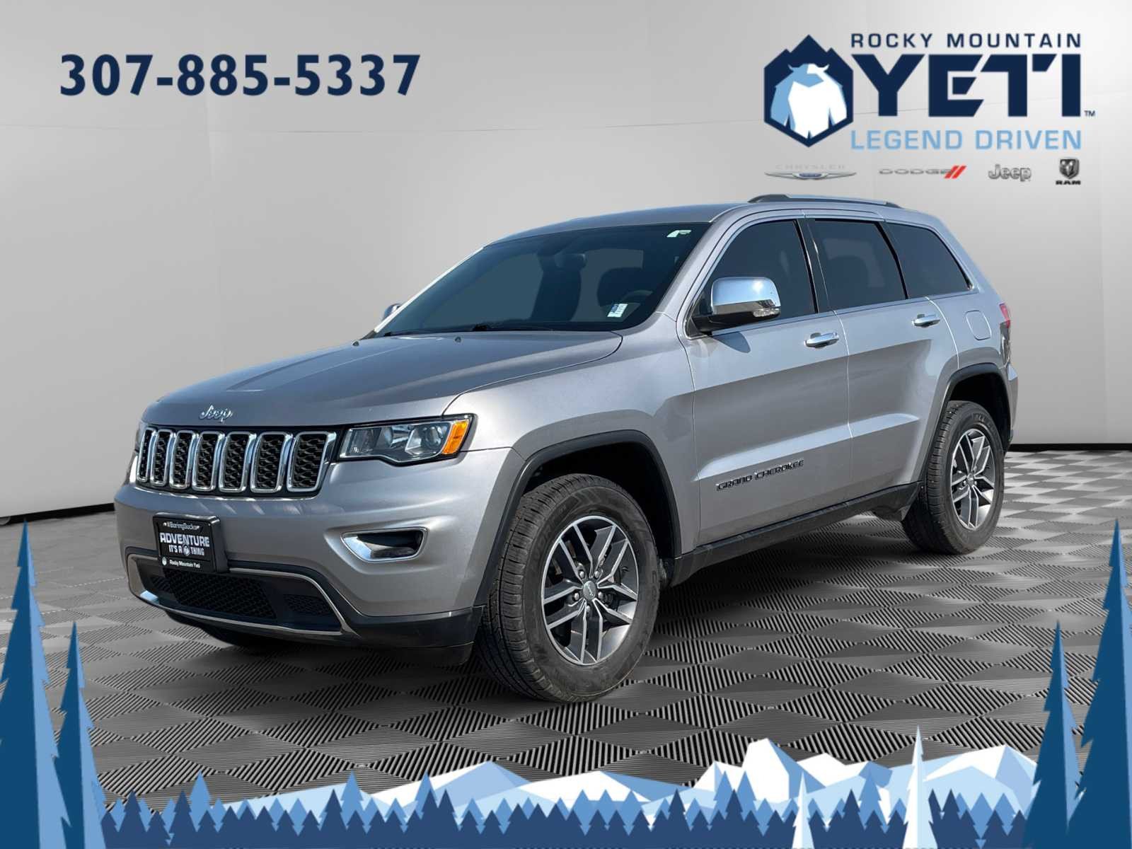 Used 2018 Jeep Grand Cherokee Limited with VIN 1C4RJFBG2JC155554 for sale in Afton, WY