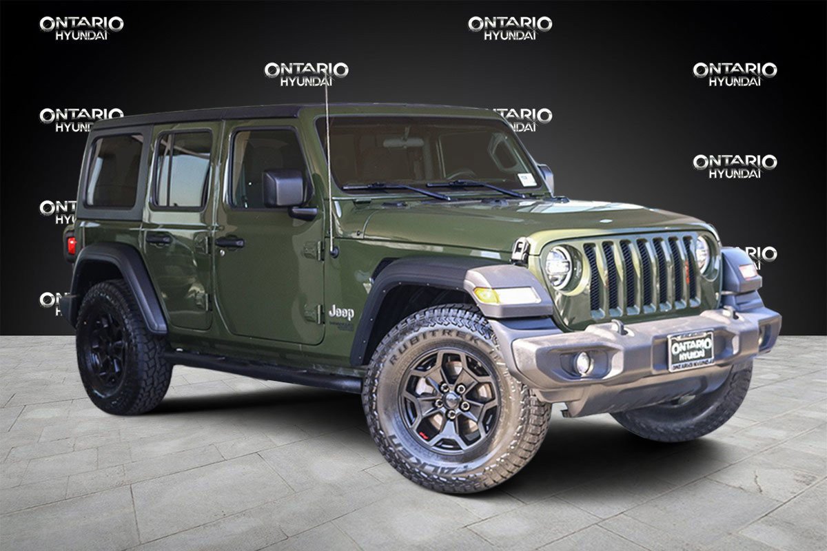 Used 2020 Jeep Wrangler Unlimited Sport S with VIN 1C4HJXDG7LW313032 for sale in Ontario, CA