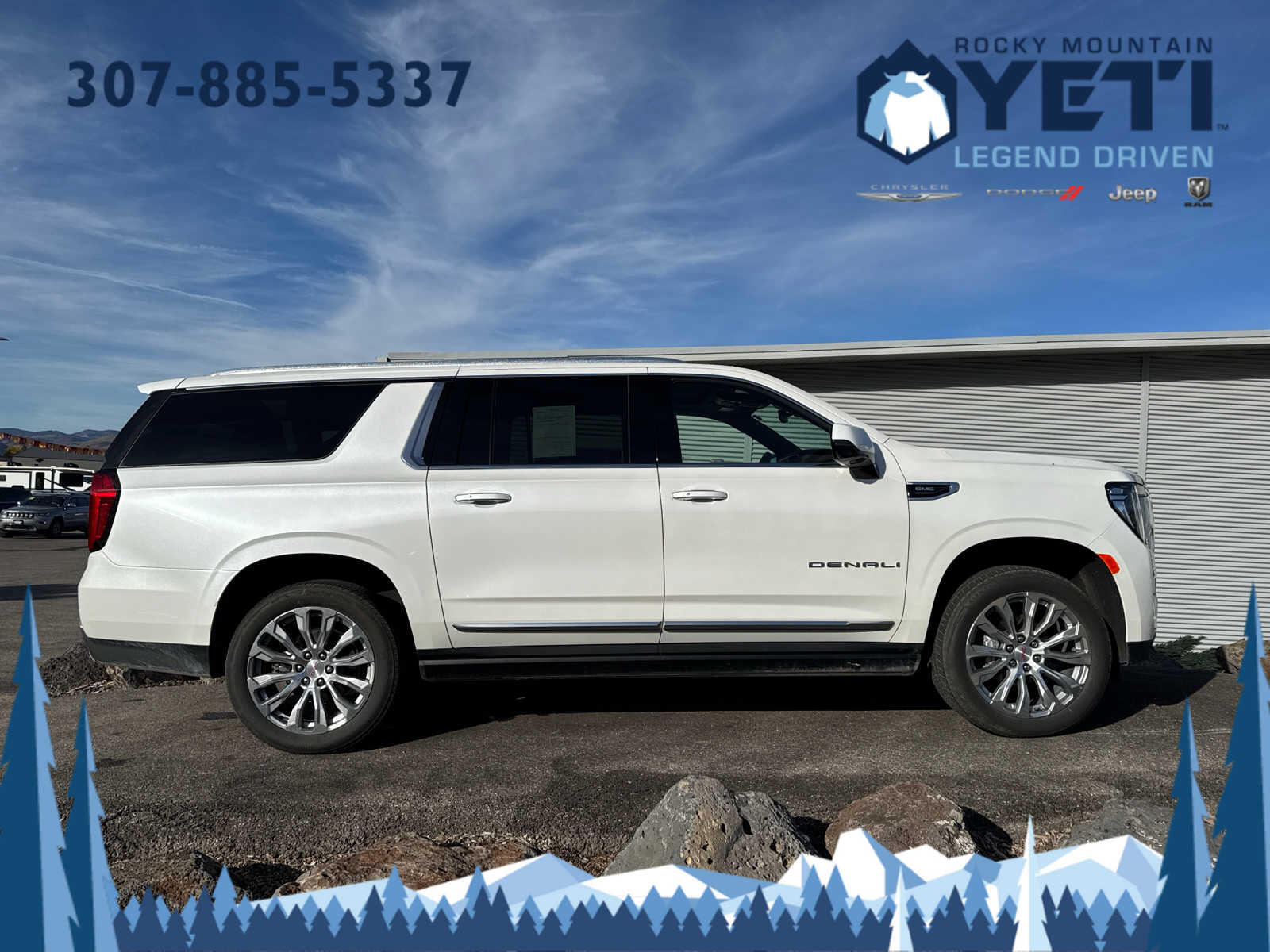 Used 2023 GMC Yukon XL Denali with VIN 1GKS2JKL6PR269517 for sale in Jackson, WY