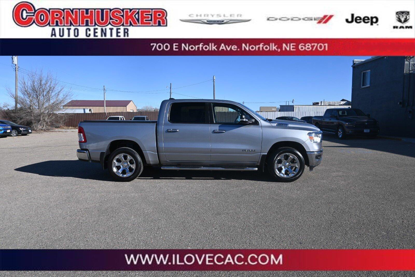 Used 2019 RAM Ram 1500 Pickup Big Horn/Lone Star with VIN 1C6SRFFT3KN654068 for sale in Norfolk, NE