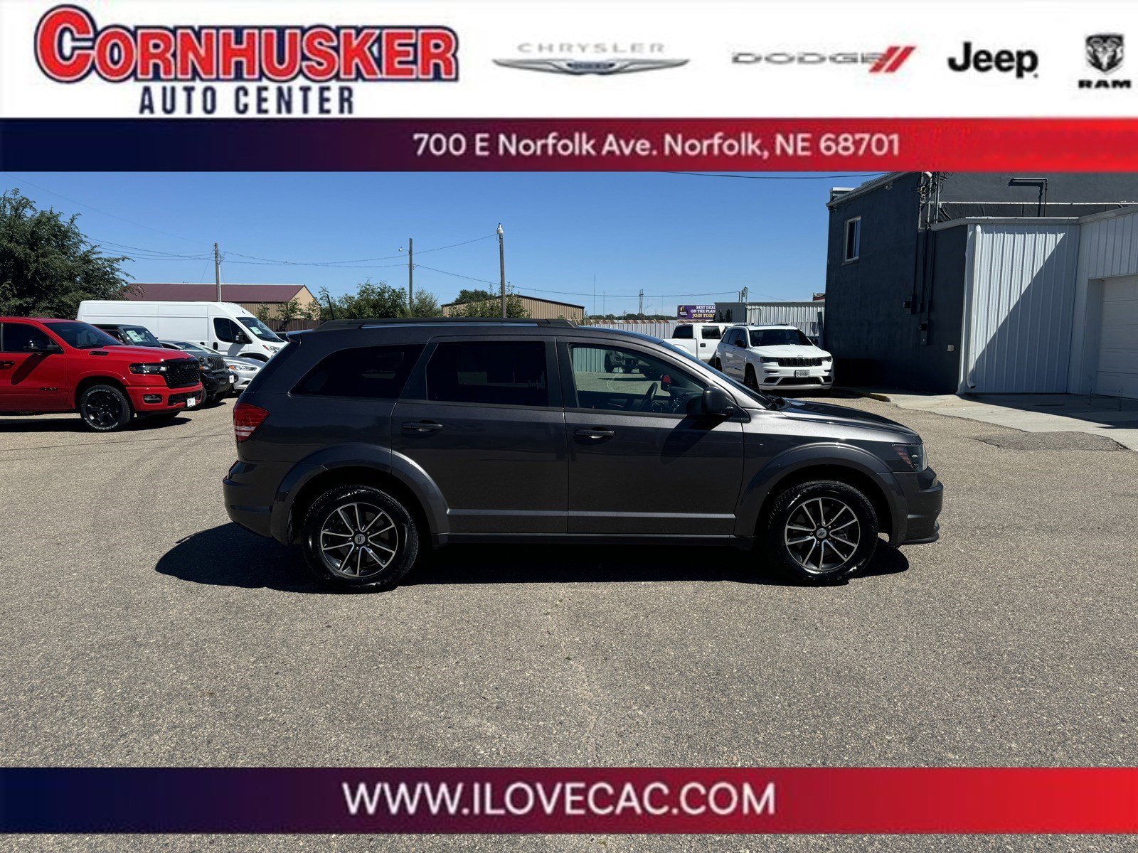 Used 2018 Dodge Journey SE with VIN 3C4PDCAB6JT498245 for sale in Norfolk, NE