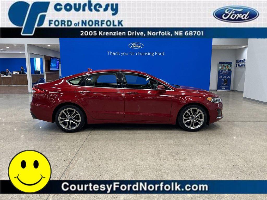 Used 2019 Ford Fusion SEL with VIN 3FA6P0CD3KR232203 for sale in Norfolk, NE