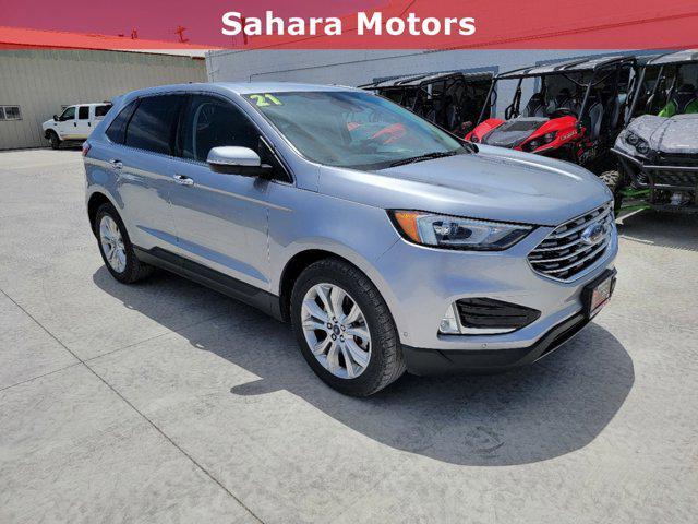 Used 2021 Ford Edge Titanium with VIN 2FMPK4K95MBA14794 for sale in Ely, NV