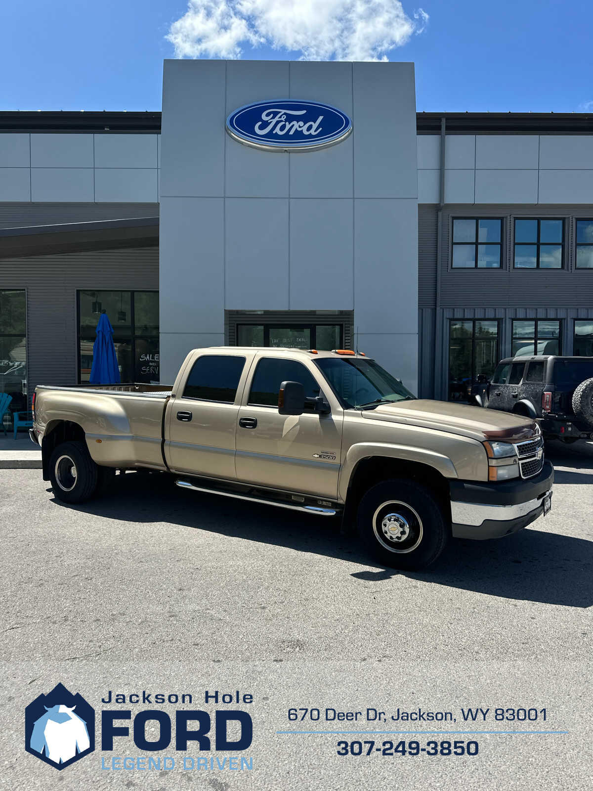Used 2005 Chevrolet Silverado 3500 LS with VIN 1GCJK33285F854736 for sale in Jackson, WY