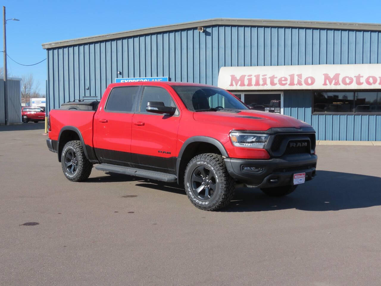 Used 2021 RAM Ram 1500 Pickup Rebel with VIN 1C6SRFLT6MN566929 for sale in Fairmont, Minnesota