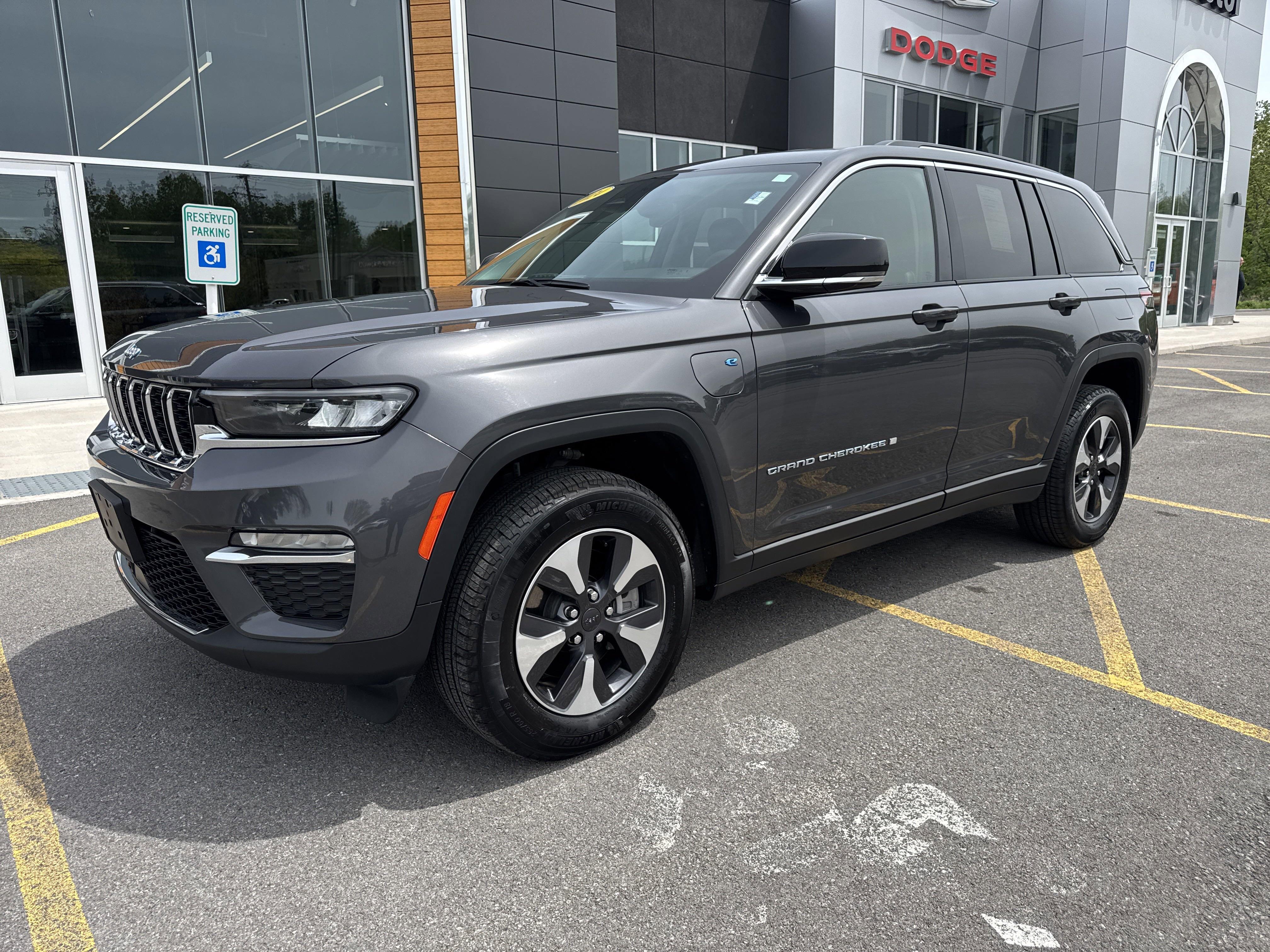 Used 2024 Jeep Grand Cherokee 4xe with VIN 1C4RJYB66RC710276 for sale in Victor, NY
