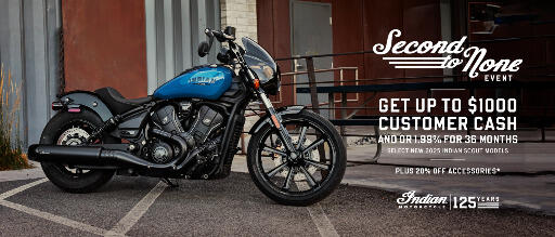 Get up to $1000 Customer Cash & 1.99% for 36 months on select 2025 Scout Models