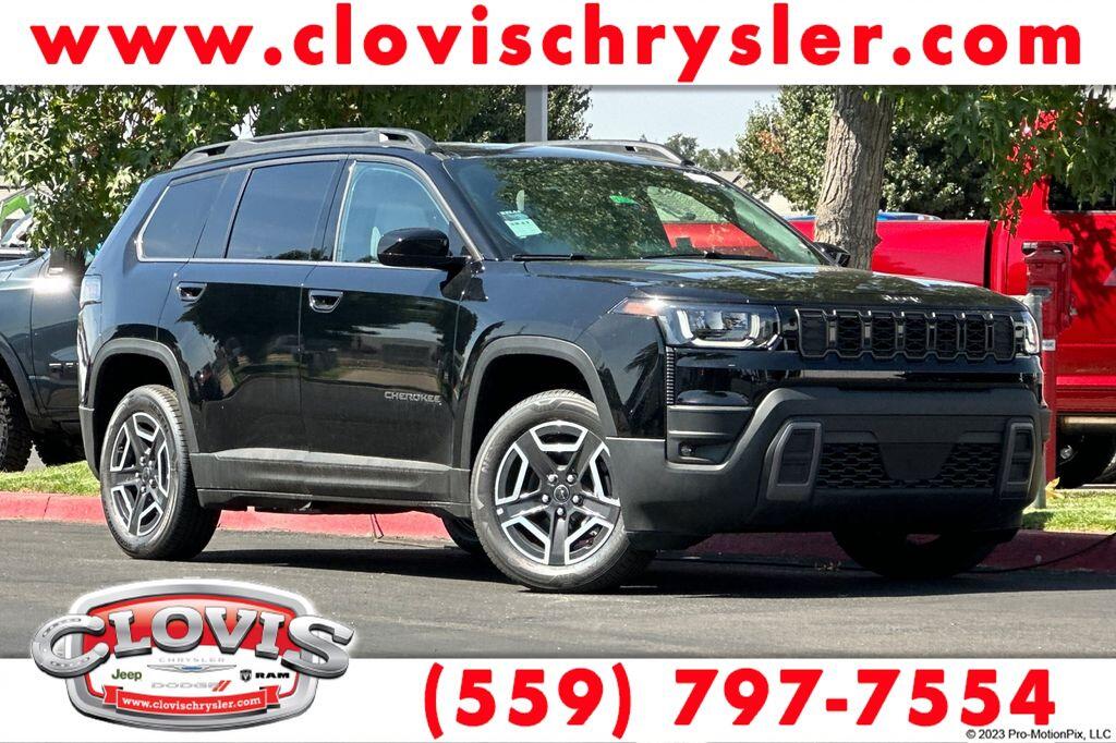 Diamond Black Crystal Pearl Coat 2026 Jeep Cherokee SUV / Crossover Four-Wheel Drive Continuously Variable Transmission