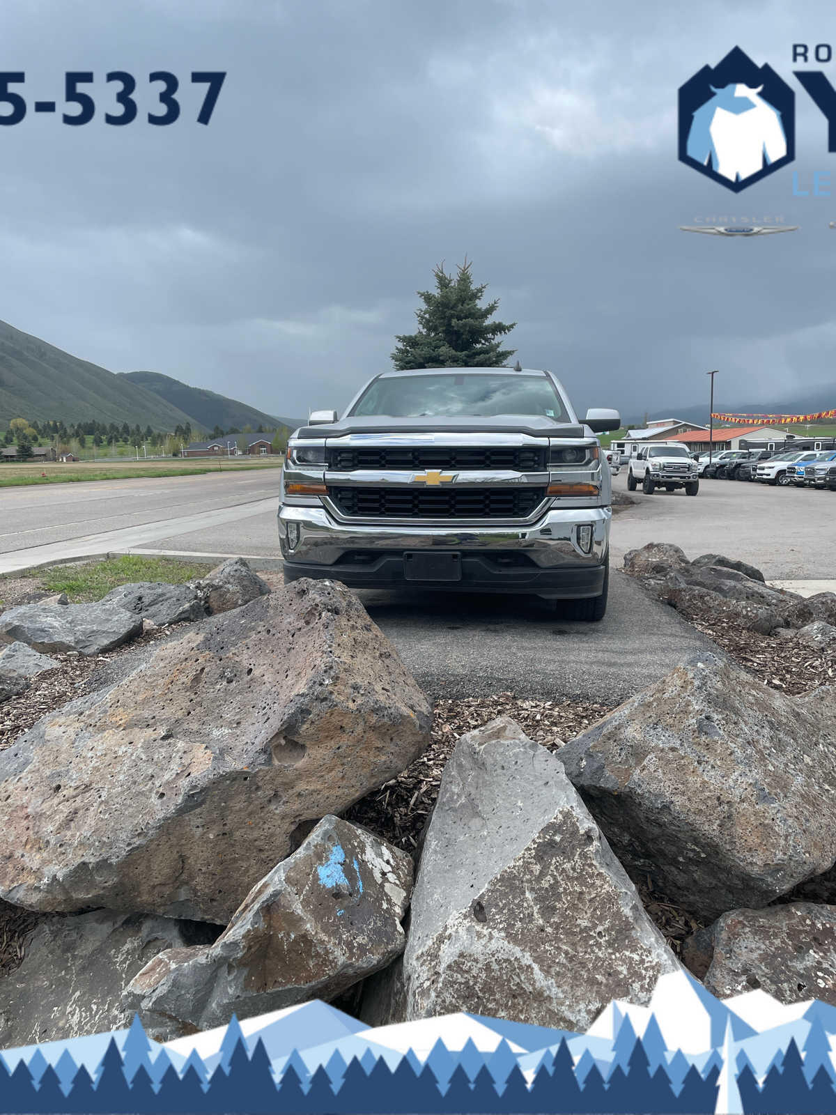 Used 2016 Chevrolet Silverado 1500 LT with VIN 1GCVKREC4GZ306681 for sale in Jackson, WY