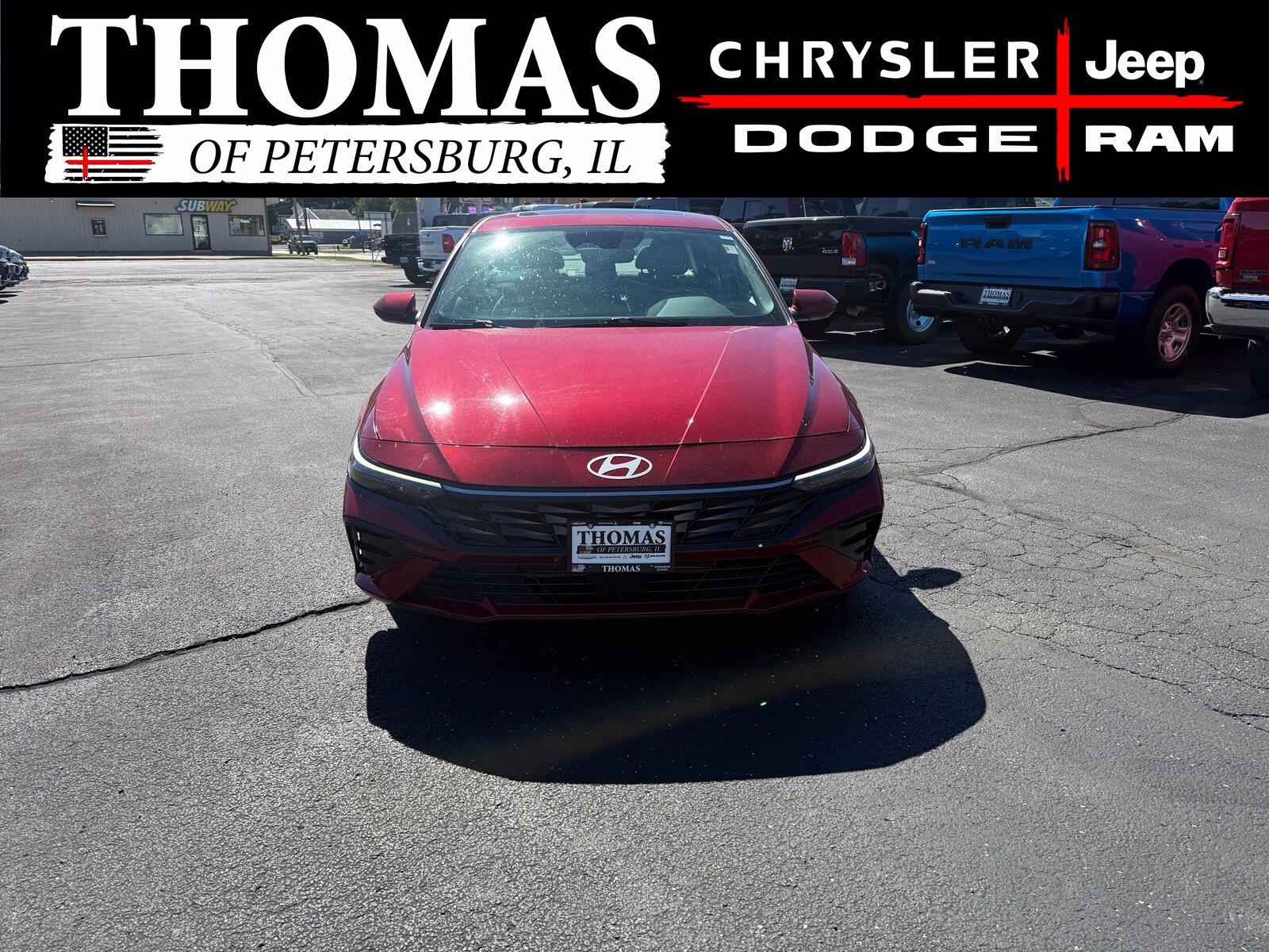 Used 2025 Hyundai Elantra SEL with VIN KMHLS4DG8SU897615 for sale in Petersburg, IL